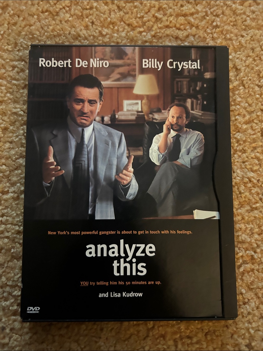 DVD Case with Disc and Movie Poster Interior